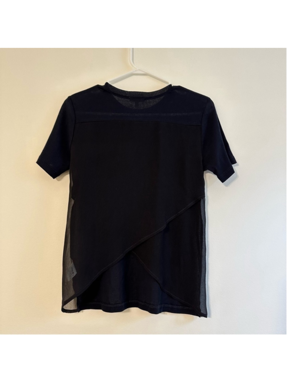 CLU USA Cotton Silk Blend T Shirt Navy Blue Size XS